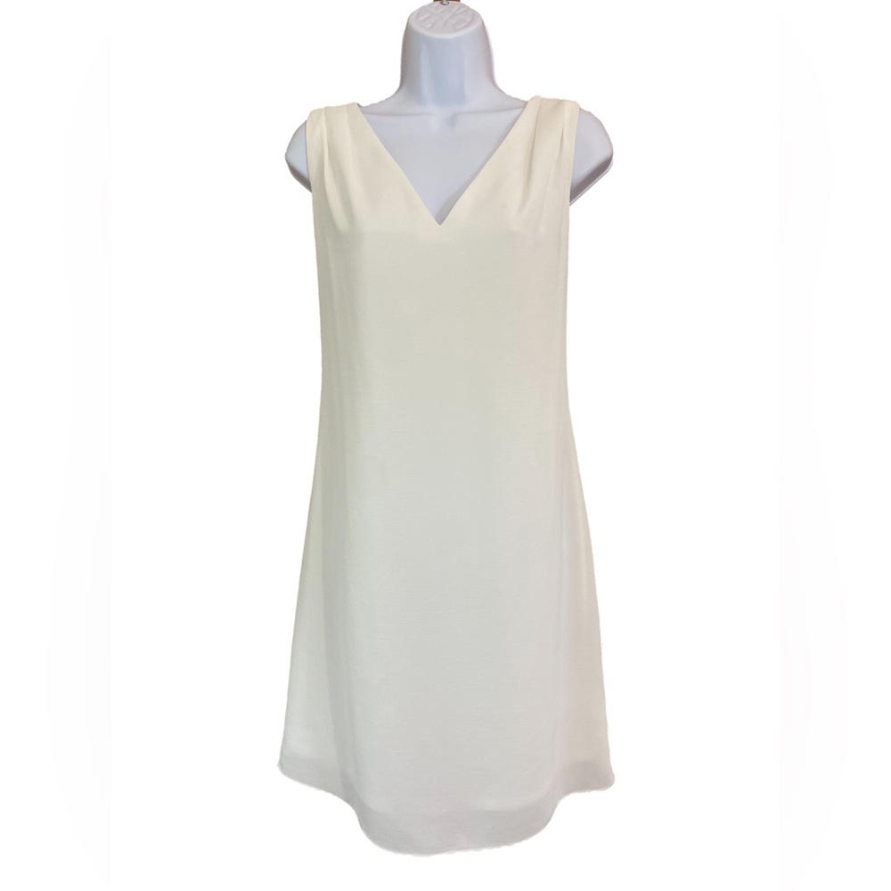 White House Black Market Cream Dress